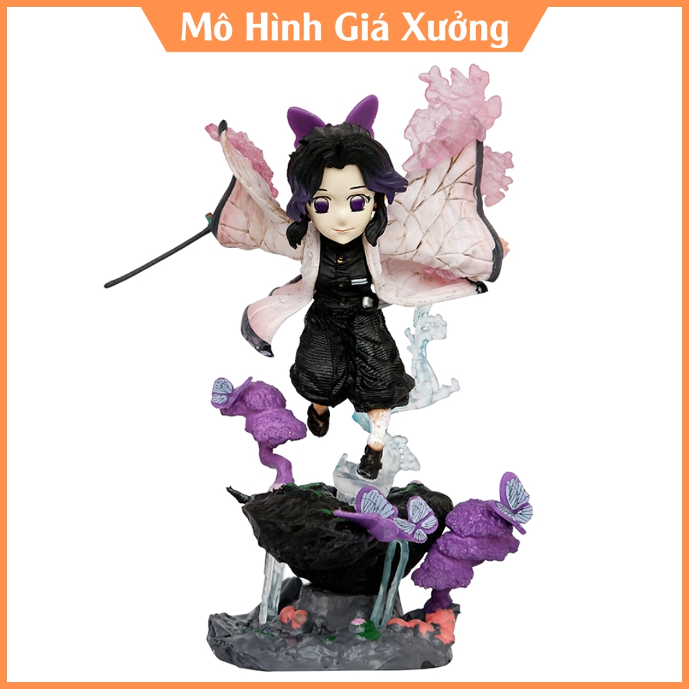 Mô Hình Kimetsu No Yaiba Shinobu G5 chiến đấu - Cao 13cm - nặng 144Gram - Figure Thanh gươm diệt quỷ - Có Vỏ Hộp màu