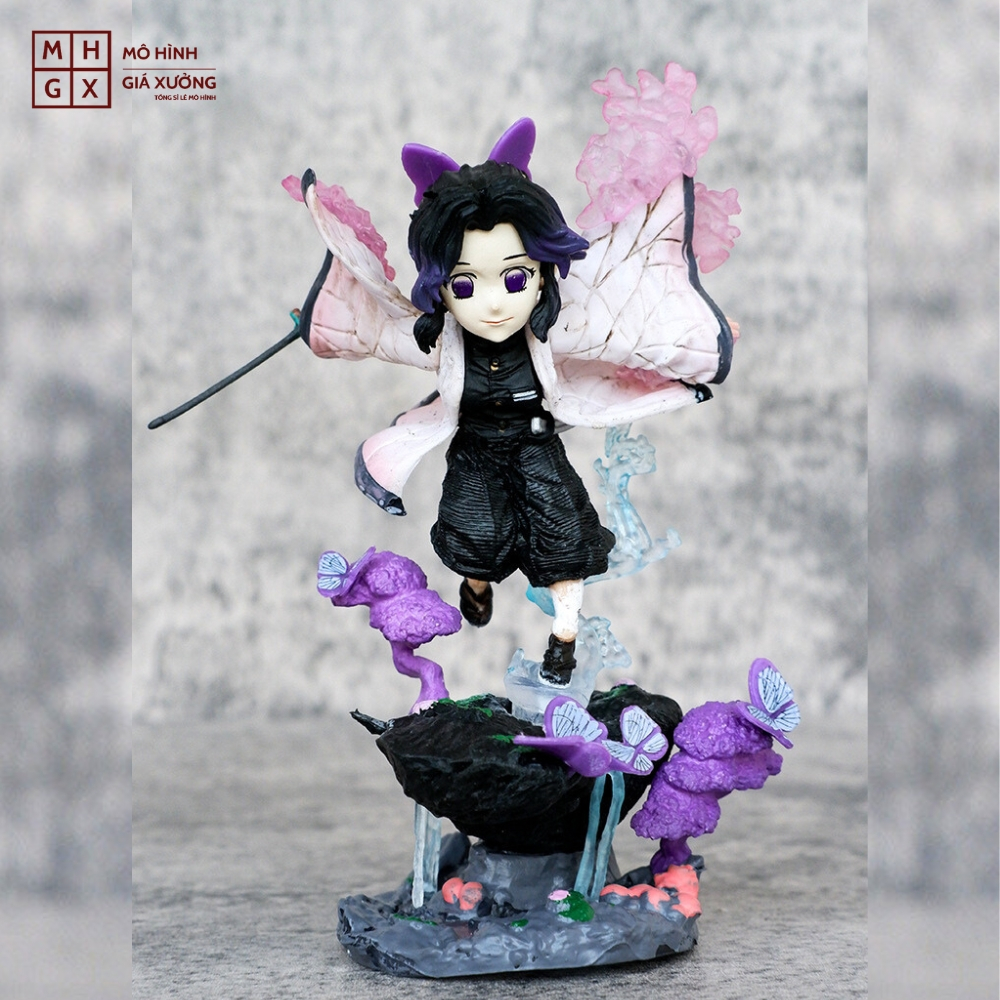 Mô Hình Kimetsu No Yaiba Shinobu G5 chiến đấu - Cao 13cm - nặng 144Gram - Figure Thanh gươm diệt quỷ - Có Vỏ Hộp màu