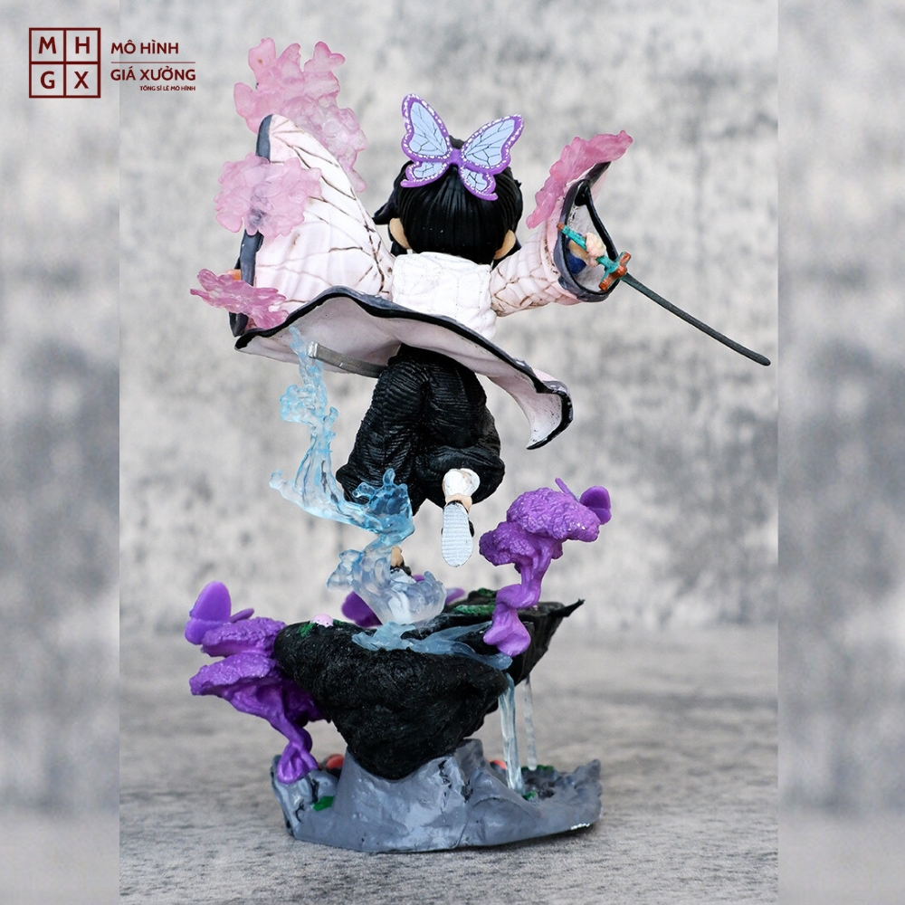 Mô Hình Kimetsu No Yaiba Shinobu G5 chiến đấu - Cao 13cm - nặng 144Gram - Figure Thanh gươm diệt quỷ - Có Vỏ Hộp màu