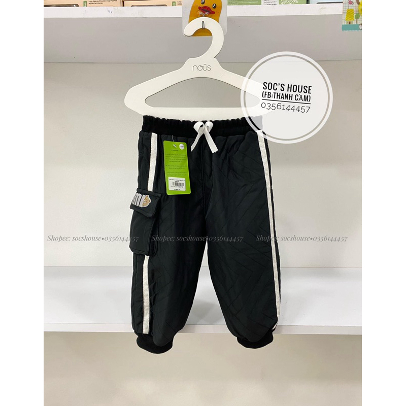 Quần dài lót lông cho bé trai bé gái hãng anminaza