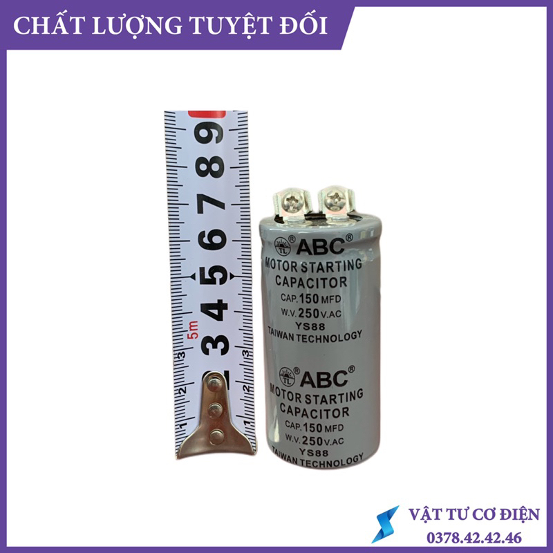 TỤ CAPA ĐỀ NHỰA ABC 250V 200MF 300MF 400MF 600MF 800MF 1000MF 1200MF