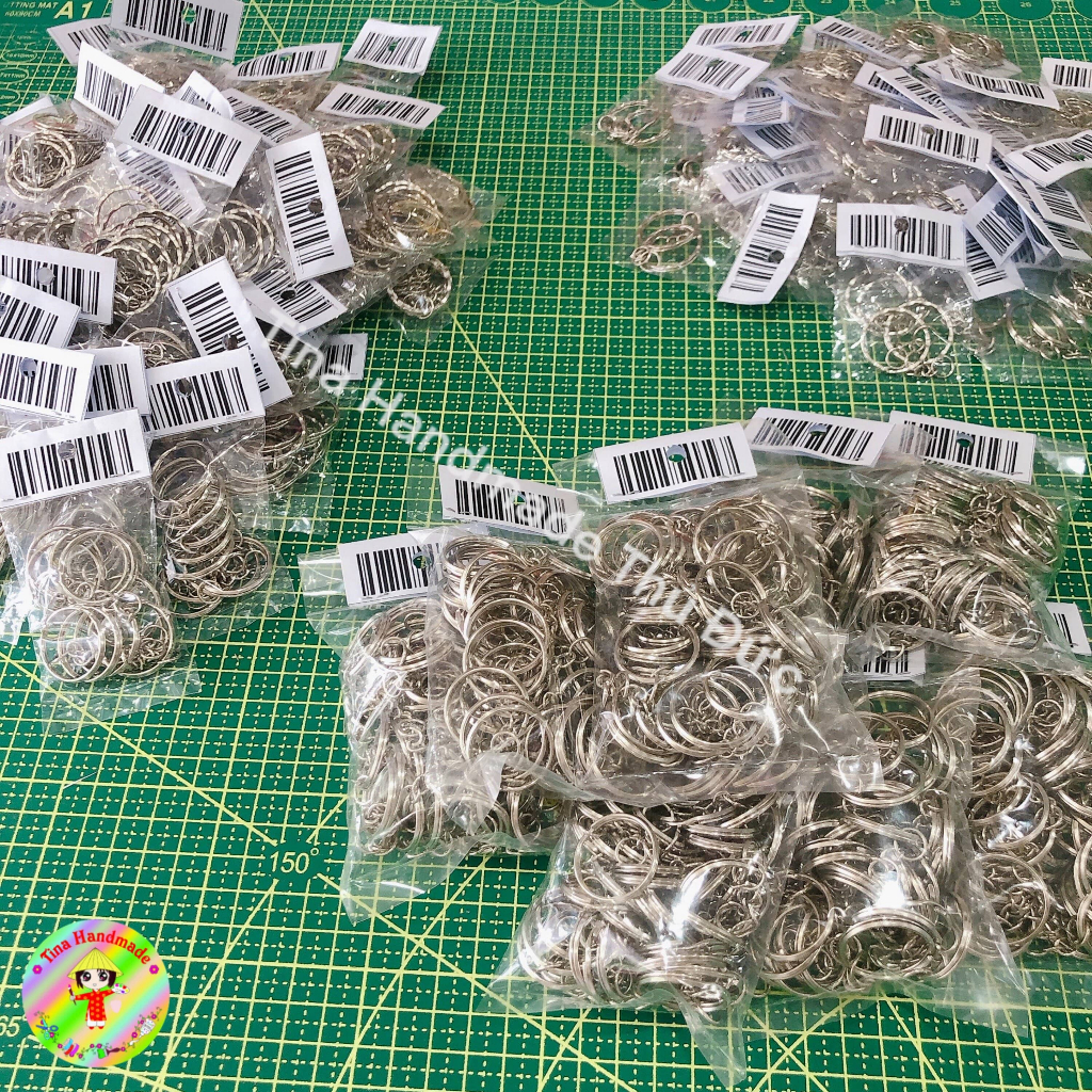 MÓC KHÓA TRƠN - MÓC KHÓA KHÍA - MÓC KHÓA LÀM ĐỒ HANDMADE - PHỤ LIỆU MÓC KHÓA - KEYCHAIN
