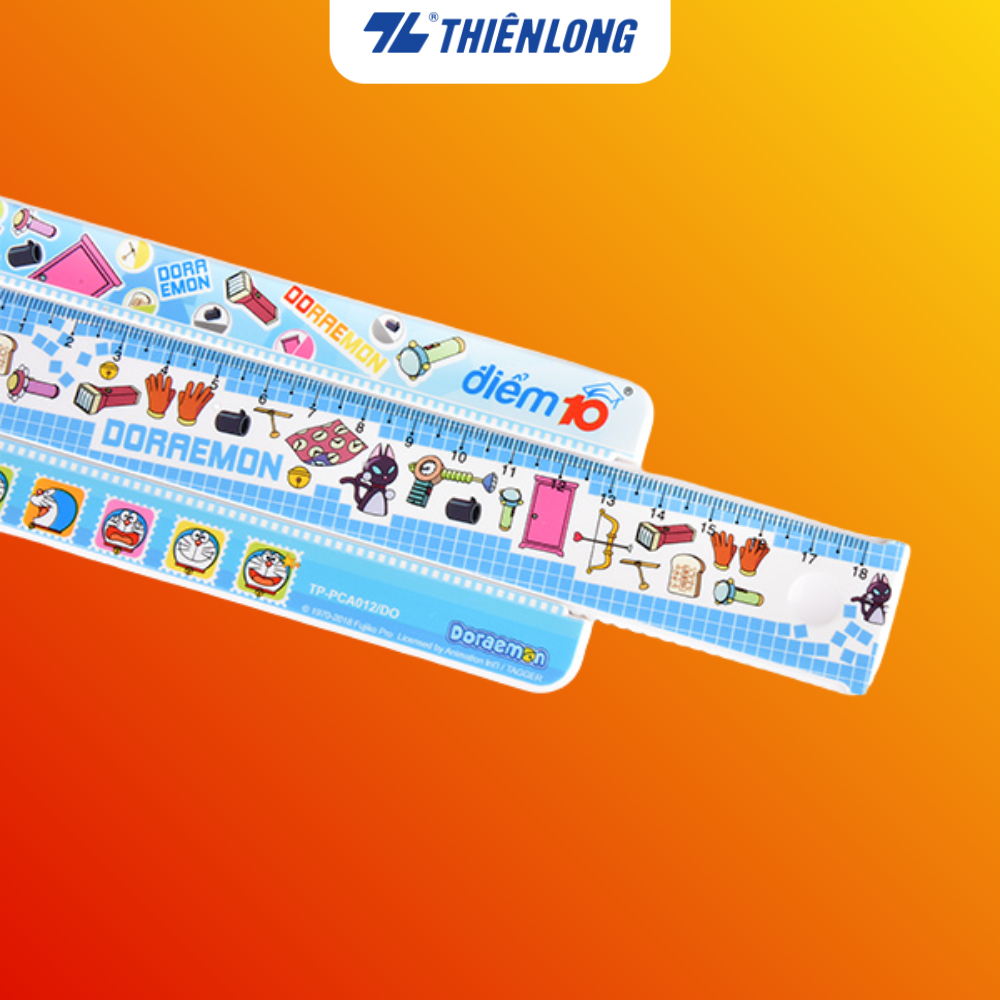 Hộp bút điểm 10 Doraemon TP-PCA012/DO , màu ngẫu nhiên, không chọn màu