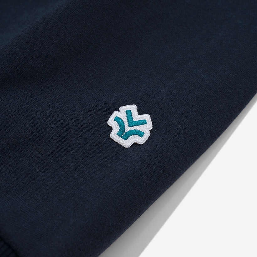 Áo Zipper Hoodie Owlbrand Logo/Navy