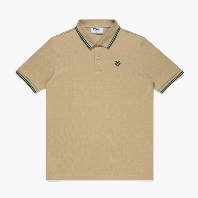 Áo polo Owlbrand Striped/Tan