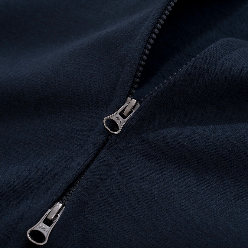 Áo Zipper Hoodie Owlbrand Logo/Navy