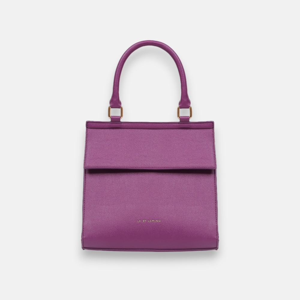 Túi Xách Nữ Lemino Khóa Bấm Màu Sắc Thời Trang LB23256