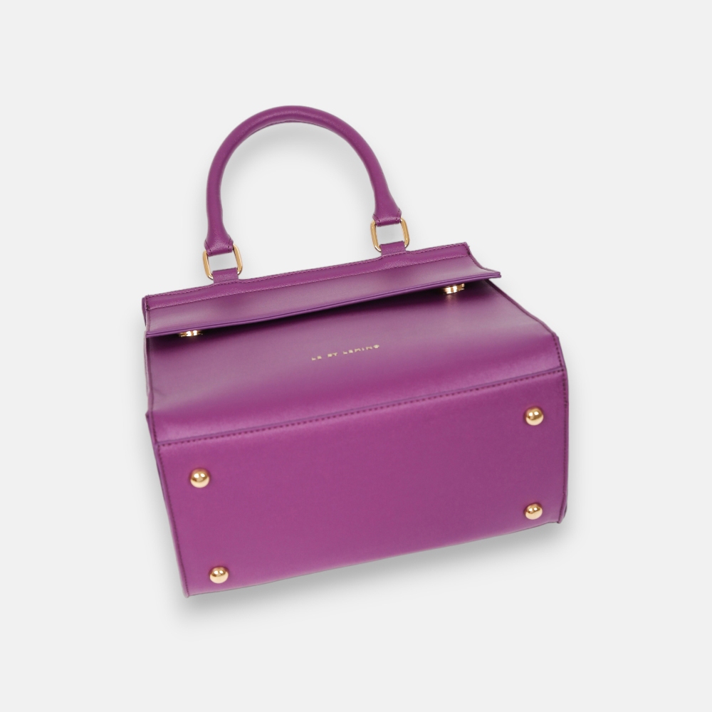 Túi Xách Nữ Lemino Khóa Bấm Màu Sắc Thời Trang LB23256