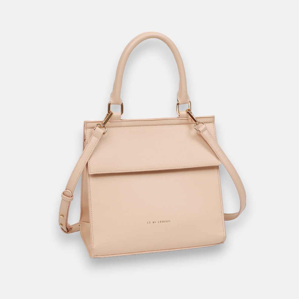 Túi Xách Nữ Lemino Khóa Bấm Màu Sắc Thời Trang LB23256