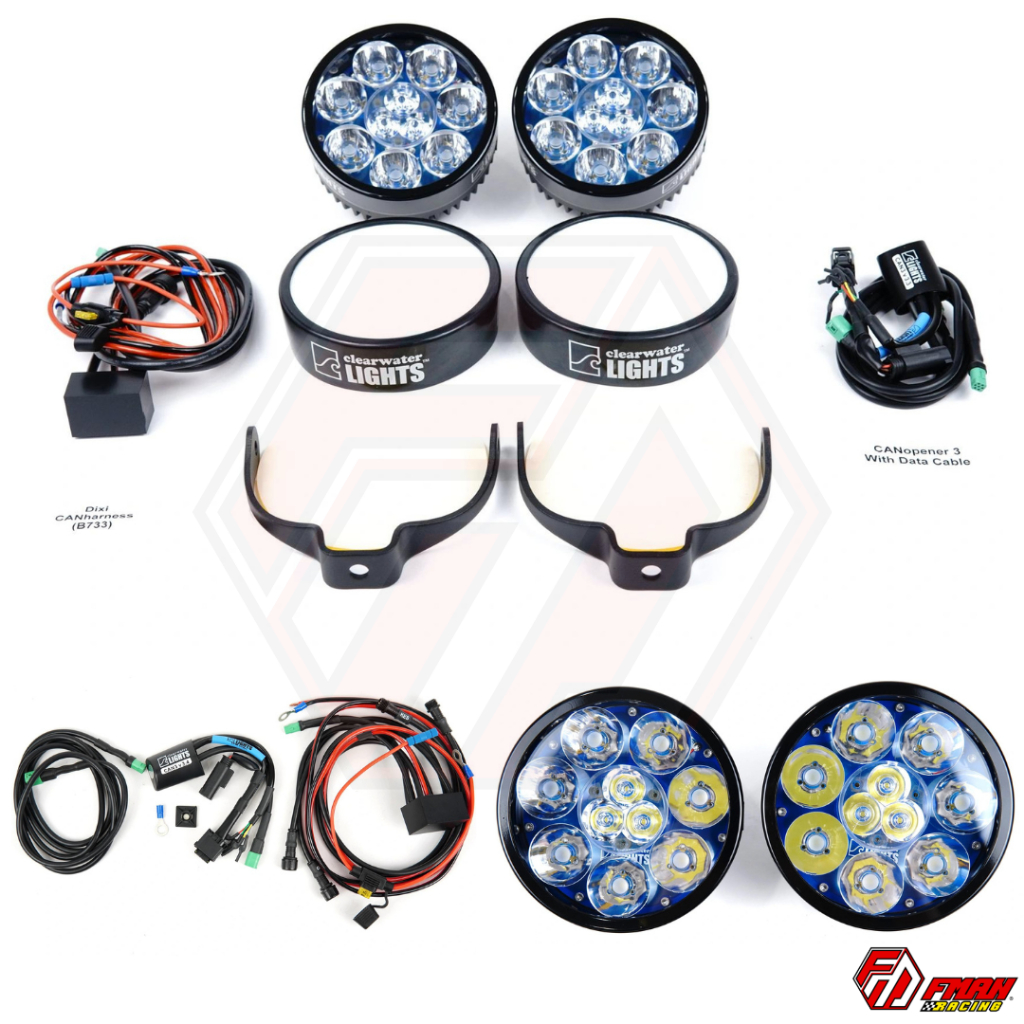 ĐÈN CLEARWATER DIXI BMW R1250/1200 GS-GSA CHÍNH HÃNG