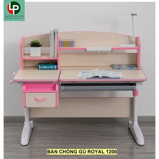 [CHÍNH HÃNG] Bàn học chống gù chống cận thông minh 1m2 xuất khẩu châu Âu ROYAL1200