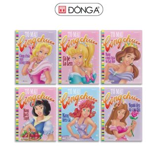 Sách - Bộ Tô Màu Công Chúa Cho Bé (Cuốn Lẻ Và Combo) - Đông A