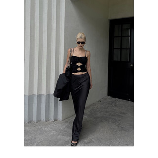 Chân váy ôm đuôi cá dài chất vải lụa V7