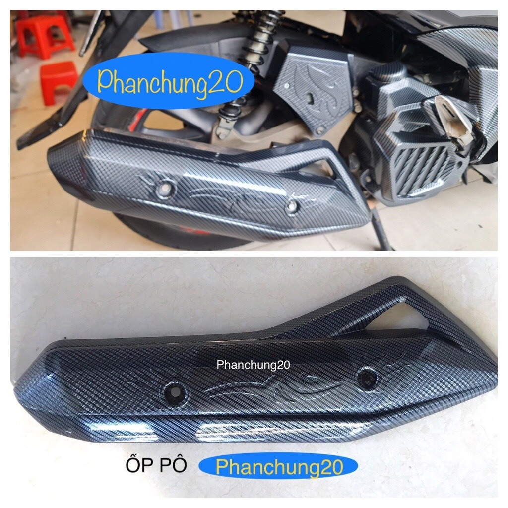 AB 2013 2014 2015 ỐP CHE PÔ ( CHỤP BÁCH PÔ ) DÙNG CHO ĐỜI XE AB CACBON