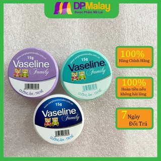 Kem nẻ Vaselin gấu kem nẻ Family dưỡng ẩm da khô nứt nẻ các màu 15g