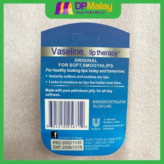 Son dưỡng môi Vaseline Lip hũ 7gram