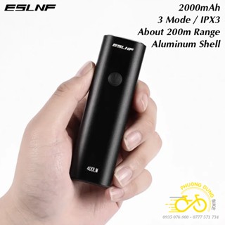 Đèn xe đạp - Đèn chiếu sáng hợp kim nhôm xe đạp ROCKBROS ESLNF 400LM sạc USB