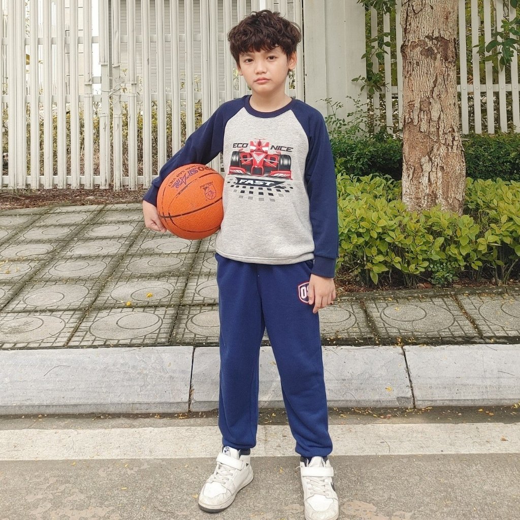 Bộ quần áo hóa trang Halloween thun dài tay siêu nhân mùa thu đông Econice E3WBTB01. Size trẻ em 4, 5, 6, 7, 10 tuổi