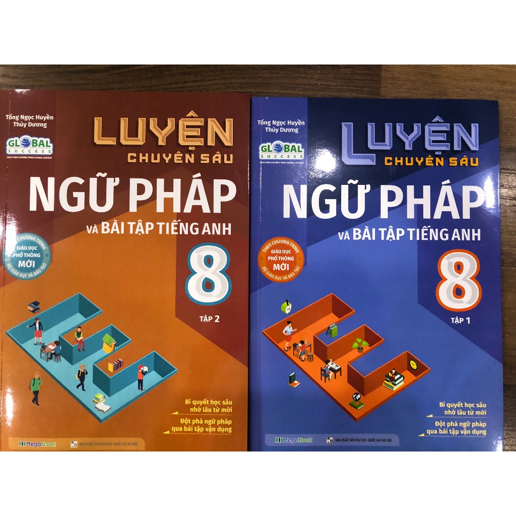 Sách Luyện chuyên sâu ngữ pháp và bài tập tiếng Anh 8 tập 2