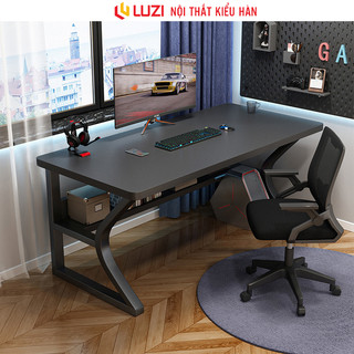 Bàn làm việc bàn gaming chữ K khung sắt sơn tĩnh điện chống ghỉ thương hiệu LUZI - ZM67