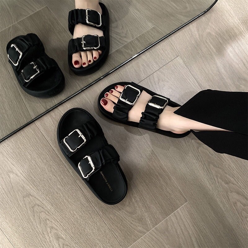 Dép 2 quai nhúm cao su đế 2,5cm