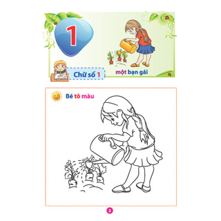 Sách - Vở tập tô chữ số (dành cho bé từ 5 - 6 tuổi)