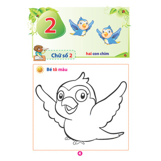 Sách - Vở tập tô chữ số (dành cho bé từ 5 - 6 tuổi)