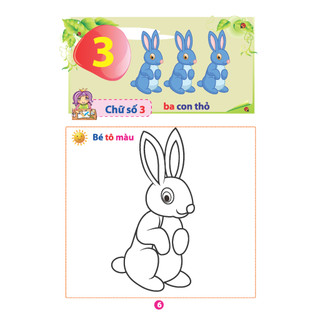 Sách - Vở tập tô chữ số (dành cho bé từ 5 - 6 tuổi)