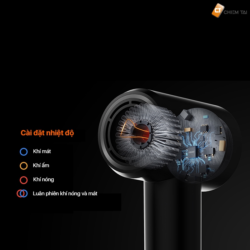 Máy sấy tóc ion âm Uwant H100