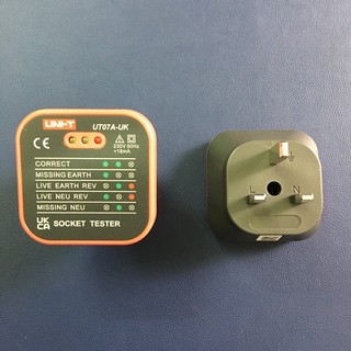 Thiết bị kiểm ổ cắm điện uni-t ut07a-uk