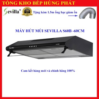 Máy hút mùi sevilla sv s60b-60cm