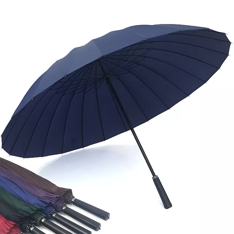 Ô Dù Siêu To KAW 24 Nan Loại Tốt Kiểu Dáng Đẹp, Dù Đi Mưa Siêu To, Siêu Cứng, Chắc Chắn, Chống Tia UV