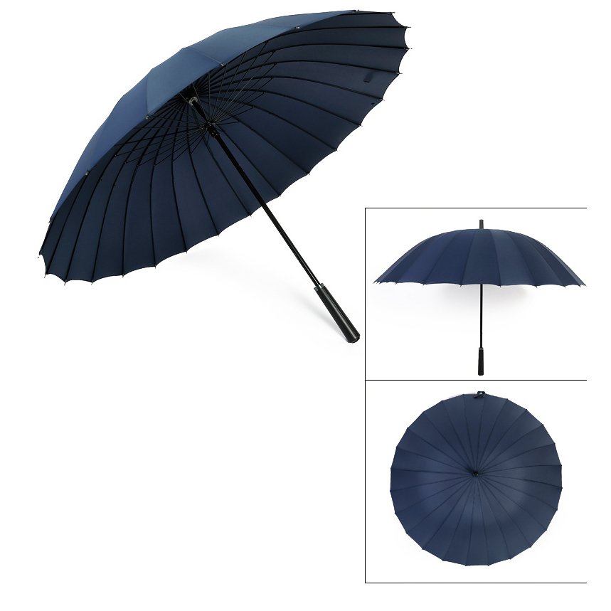 Ô Dù Siêu To KAW 24 Nan Loại Tốt Kiểu Dáng Đẹp, Dù Đi Mưa Siêu To, Siêu Cứng, Chắc Chắn, Chống Tia UV