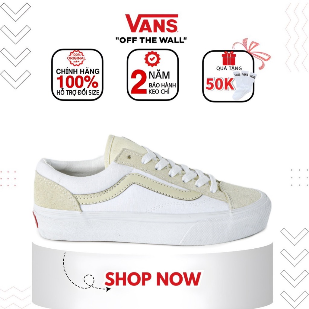 Giày vans chính hãng, style 36 classic yellow