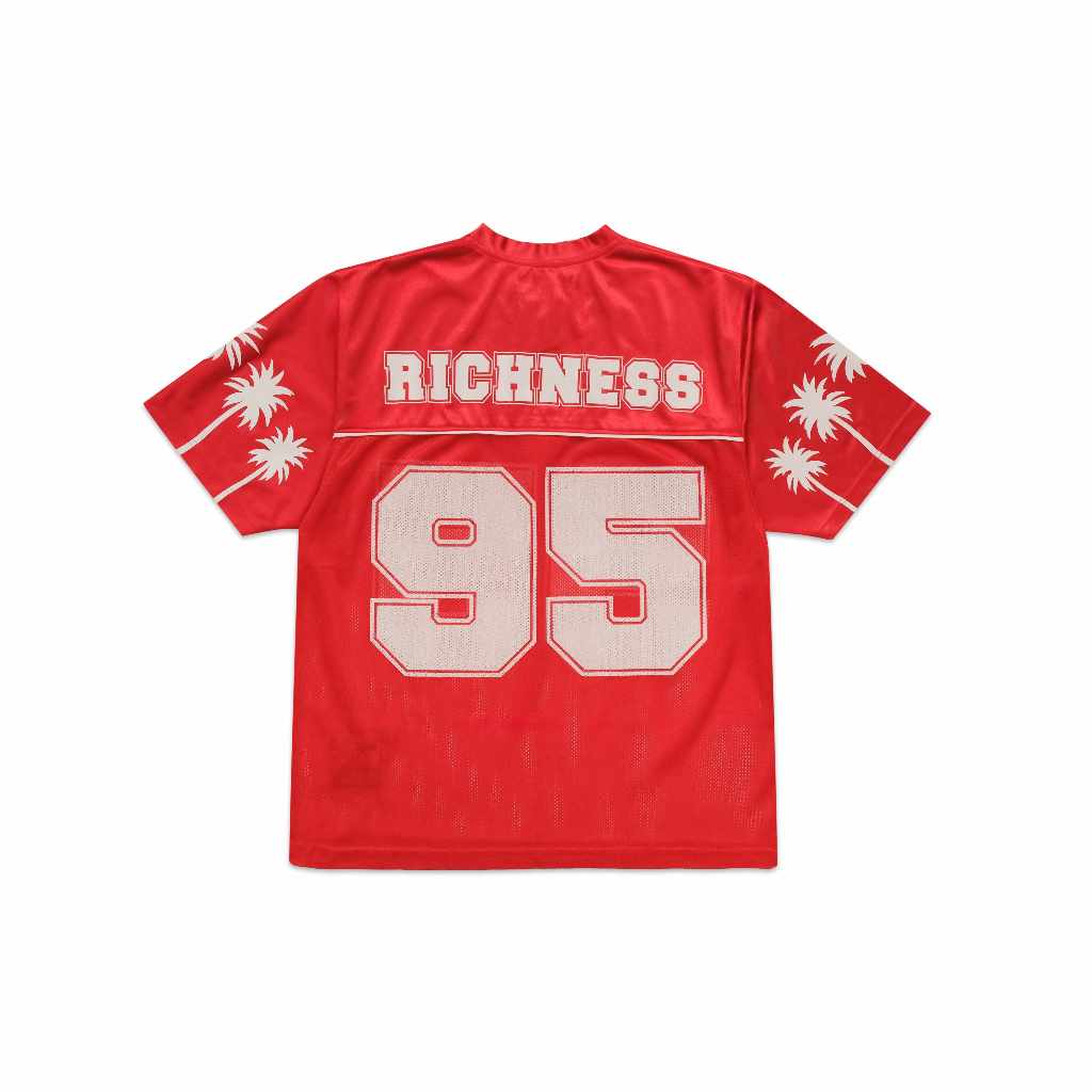 Áo Thun Thể Thao JERSEY Phối Lưới Local Brand RICHNESS PALM JERSEY 95 Unisex- Form Oversize Hot Trend