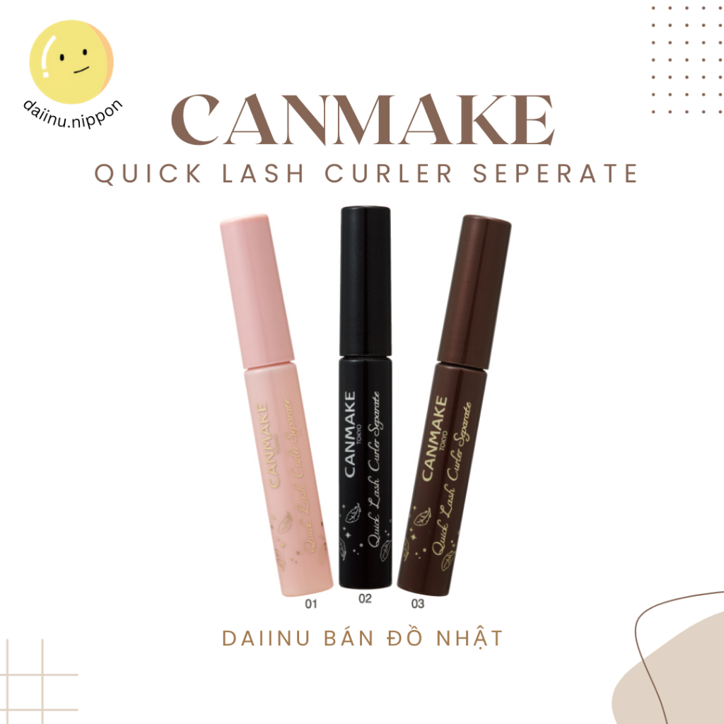 [SẴN ĐEN-NÂU] Mascara tơi mi Canmake Quick Lash Curler Separate