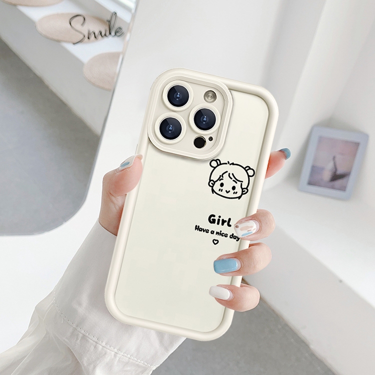 Ốp lưng iphone camera viền cao mặt girl boy 6/6s/6plus/7/8/plus/x/xs/11/12/13/14/15/pro/max/plus/promax- Awifi Case M1-2