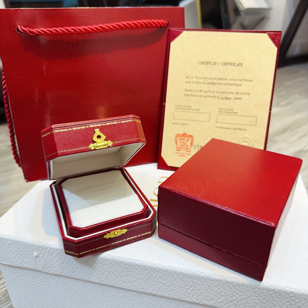 Set Hộp Đựng Trang Sức Vòng Tay - Dây Chuyền - Hoa Tai & Nhẫn Thương Hiệu Car-Tier