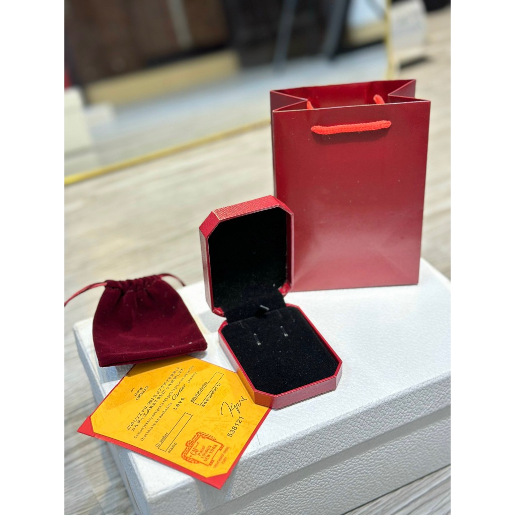 Set Hộp Đựng Trang Sức Vòng Tay - Dây Chuyền - Hoa Tai & Nhẫn Thương Hiệu Car-Tier