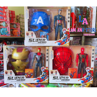 Đồ chơi mặt nạ nhập vai siêu anh hùng avenger lam anh store, đồ chơi siêu nhân marvel, spiderman, hulk