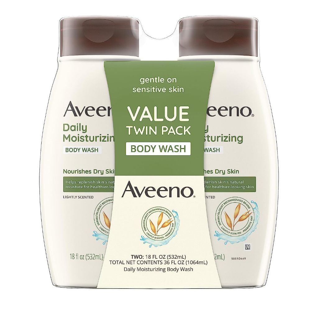 Sữa tắm dưỡng ẩm  Aveeno Daily Moisturizing Body Wash for Dry Skin 18oz 532ml