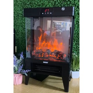 Lò sưởi điện UNOLD 3in1 hiệu ứng ngọn lửa 3D (Sưởi, Trang trí, Gió)