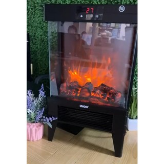 Lò sưởi điện UNOLD 3in1 hiệu ứng ngọn lửa 3D (Sưởi, Trang trí, Gió)