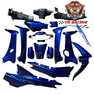 Dàn áo wave nhỏ - wave alpha xanh đen - tặng tem