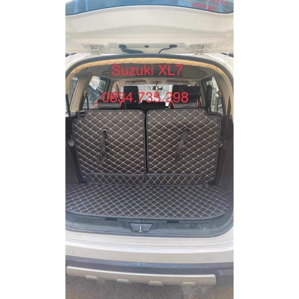 Lót cốp Suzuki XL7 - Thảm PU cao cấp, chống nước, chống xước