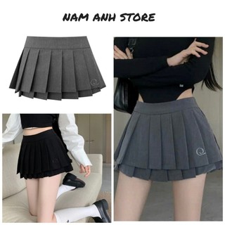 Chân váy tennis xếp ly 2 tầng, chân váy nữ 2 tầng dáng ngắn lên from xinh ma10