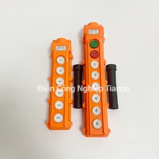 Tay bấm điều khiển cầu trục COB-63 6 nút - Tay bấm điều khiển cầu trục điều khiển động cơ COB-63A 8 nút