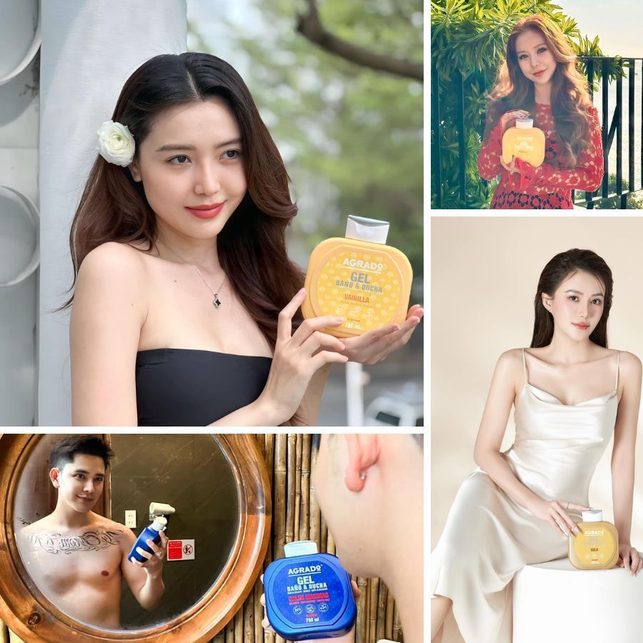 Sữa Tắm Agrado Gel Bath & Shower 750ml Tây Ban Nha, Sữa Tắm Thuần Chay Hương Nước Hoa