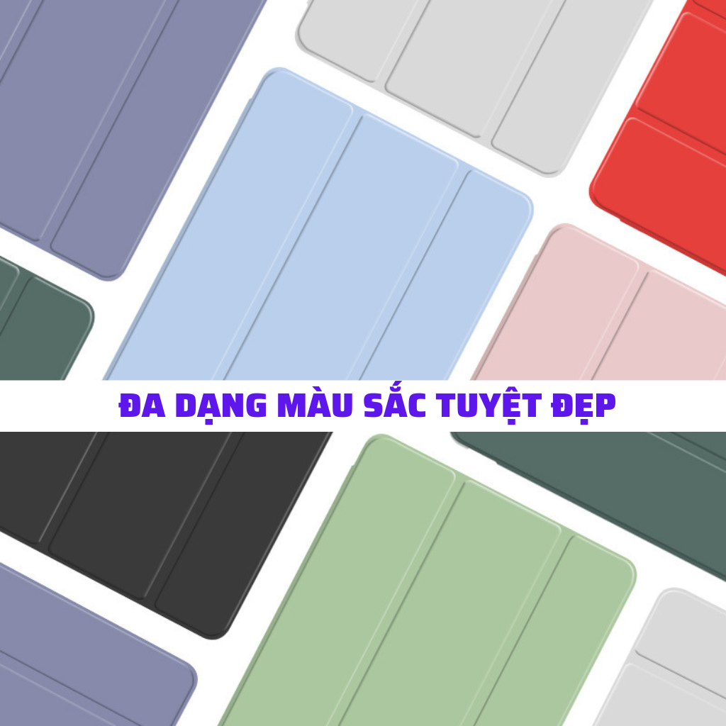 Ốp ipad Silicon 3 Mảnh Chất Đẹp ipad Air 1/2/3/4/5/Gen 5/6/7/8/9/10/Pro 11/10.5..MART CASE