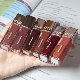  Son bóng Pinky focus Transpasent Mirror Lip Glaze dưỡng ẩm bền màu lâu trôi không dính thành cốc PN902 